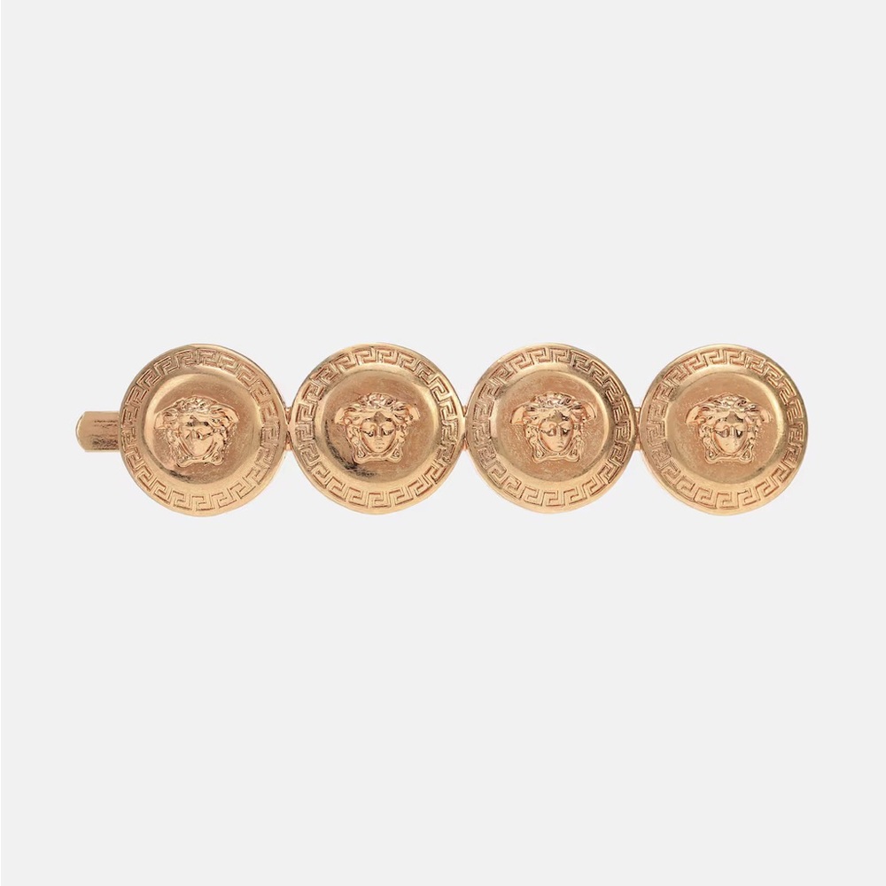 Versace Tribute Medusa Emblem Hair Accessory Barrette